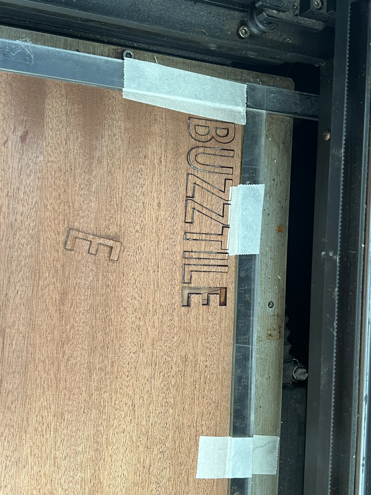 CNC fabrication in progress