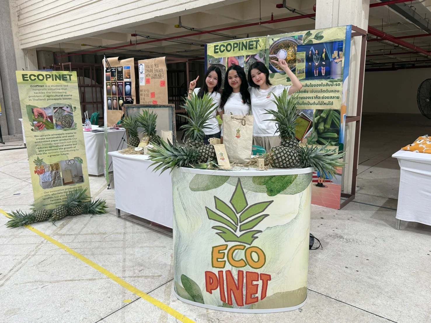EcoPinet exhibition booth
