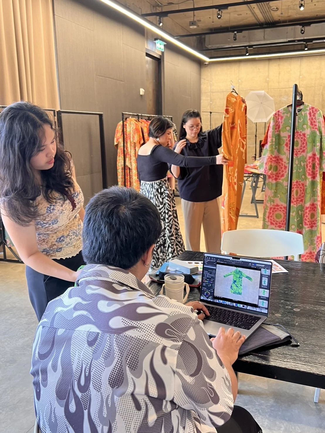 Collaborating on studio photography